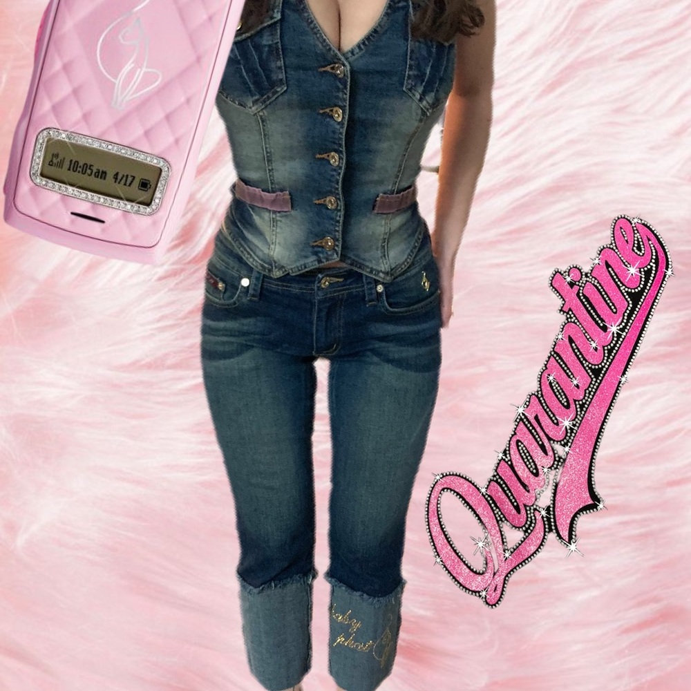 Baby phat denim set
